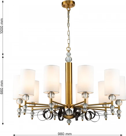 Подвесная люстра Favourite Opera 2994-10P