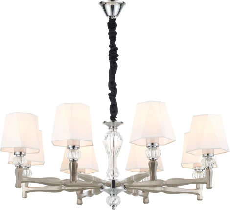 Подвесная люстра Escada 672/8S Nickel (220V, на цепи)