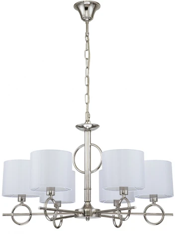 Подвесная люстра Moraine 10167/6PL E14*40W Nickel (220V, на цепи)