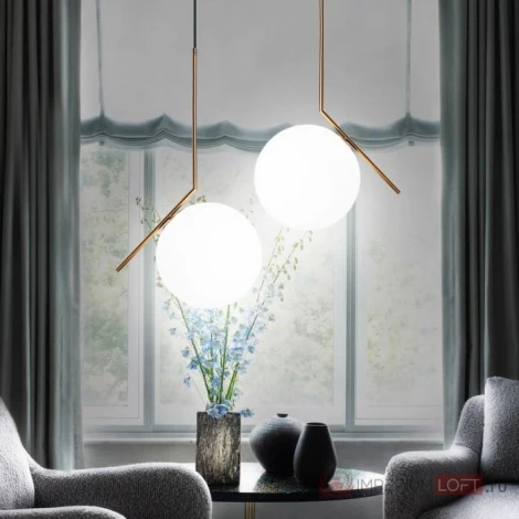 Подвесной светильник (люстра) Flexic Lights Family Michael Anastassiades D30 ImperiumLoft 40,623 (73680-22) (220V, на проводе, шар)