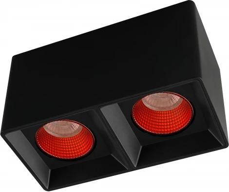 Накладной точечный светильник Denkirs DK3030 DK3085-BK+RD