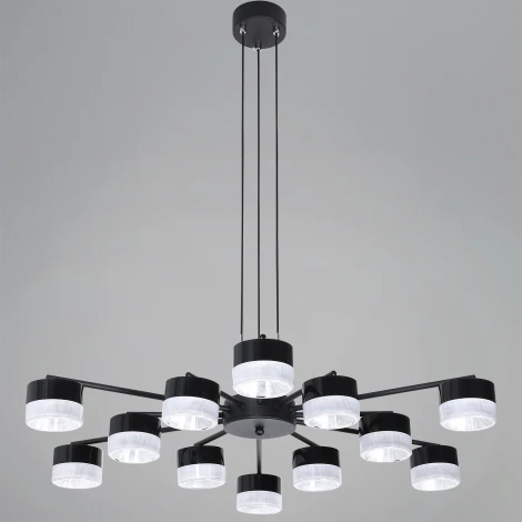 Подвесная люстра Reluce 19490-0.4-6+6 Black