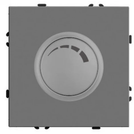 Диммер 250В 500W (платиново-серый, soft touch) Stekker Эмили 49946