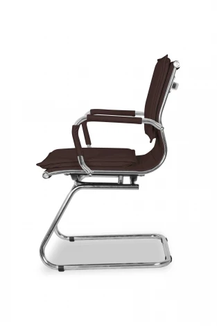 Кресло посетителя бизнес-класса CLG-617 LXH-C Brown
