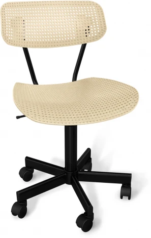 Стул подъемно-поворотный SHT-ST85/S121М бежевый/черный муар Sheffilton 5789354407