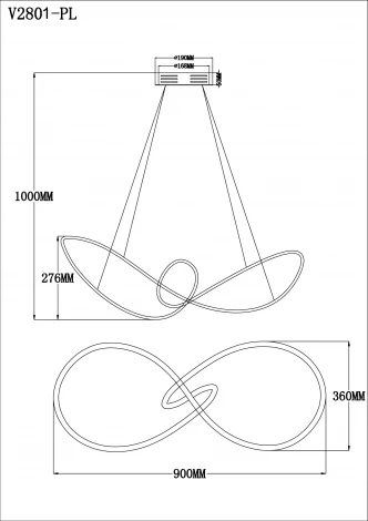 Подвесной светильник Moderli Bloom V2801-PL