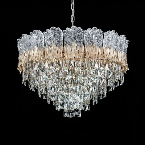 Подвесная люстра хрустальная Modelux MODELUX ML.9507.600 GD