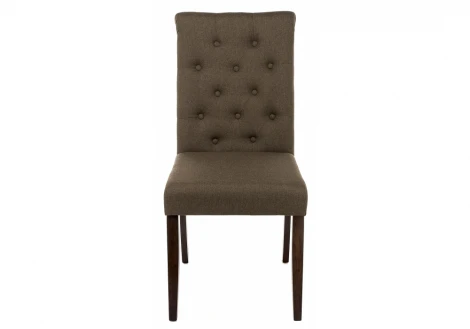 Обеденный стул Woodville Amelia dark walnut / fabric brown 11018
