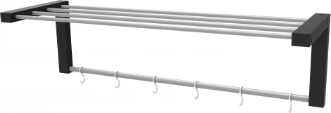 Вешалка настенная Вестон венге/металлик от фабрики Mebelik