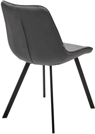 Стул ONION G062-40 серый, велюр/ черный каркас М-City