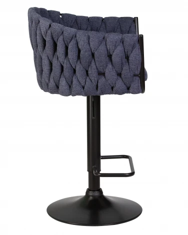 Стул барный LEON (синяя ткань (LAR-275-29))