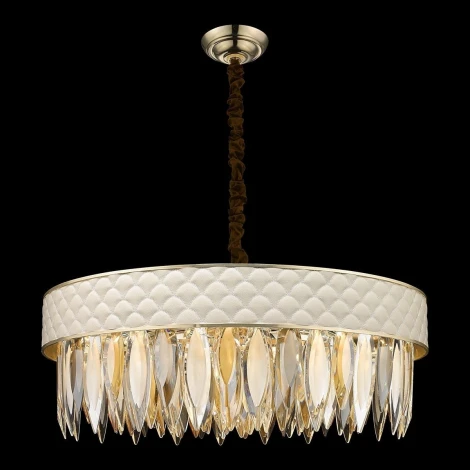 Подвесная люстра Wertmark Ornella WE143.19.303 (220V, хрусталь, на цепи, круглые)