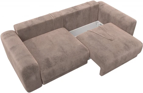 Диван прямой Лига-056 НПБ Лига Диванов (Велюр) арт.129122