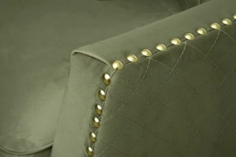 Диван Sorrento 220 трехмест., велюр оливковый Colt1002-OLIV 220*101*88см Garda Decor