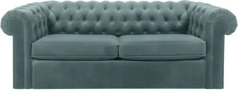 Диван Chesterfield ОГОГО (арт.344558), (Ткань/Бирюзовый)