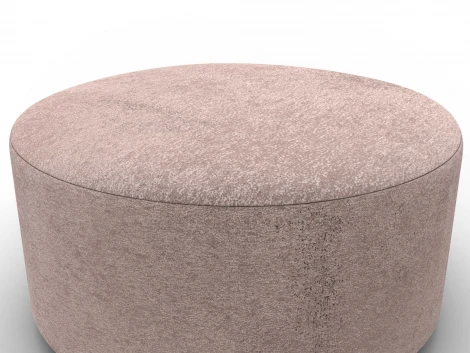 Пуф 005 (ДСП/Пластик/Велюр/Бежевый) Лига Диванов 132368