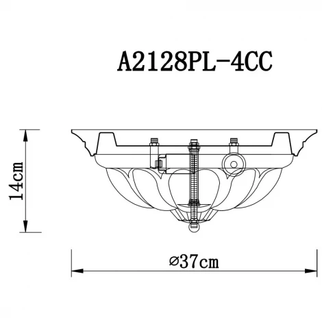 Потолочный светильник Arte Lamp San Marco A2128PL-4CC