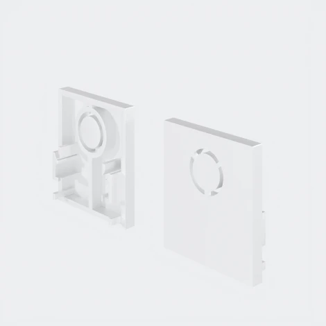 Заглушки для накладного магнитного шинопровода Exility Maytoni Accessories for tracks Exility TRAM034EC-41W