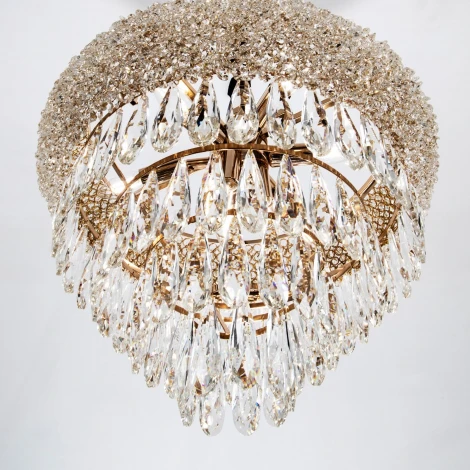 Подвесная люстра хрустальная Modelux MODELUX ML.2308.500 GD