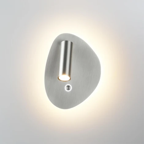 Спот настенный Odeon Light Roy 7184/9WL брашированный никель/металл IP20 LED 9W 580Лм 2700K/3300K/4000K 120° 220-240V ROY