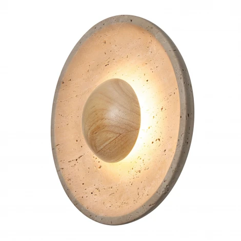 Настенный светильник светодиодный с часами Citilux Mares CL246018