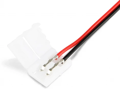 Соединитель гибкий Ambrella Illumination GS7051 односторонний для светодиодной ленты 2835 12/24V (2 конт.) 150 мм
