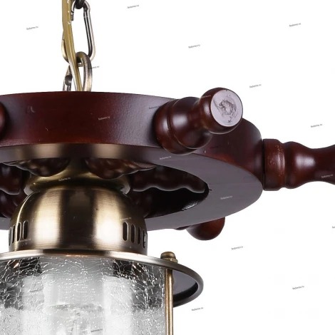 Подвесной светильник ST Luce Volantino SL150.303.01 (220V, на цепи, под старину, штурвал)