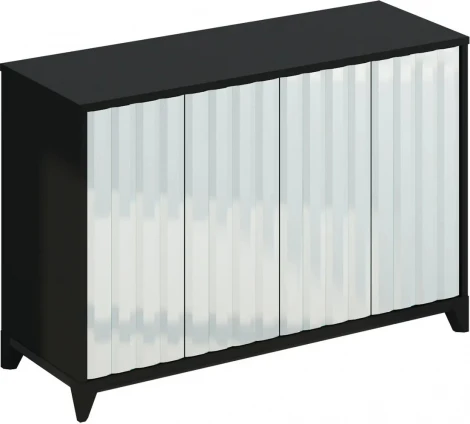 Сервант Dante малый ОГОГО (арт.466405), (ЛДСП/Черный)