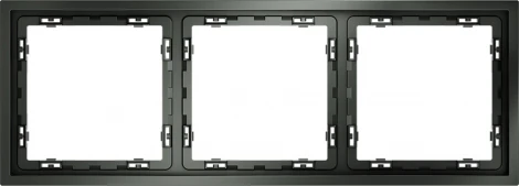 Рамка на 3 поста (титан) Voltum S70 VLS100306