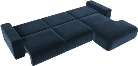 Диван угловой Лига-036 НПБ Классик Лонг правый угол Лига Диванов (Велюр) арт.127796