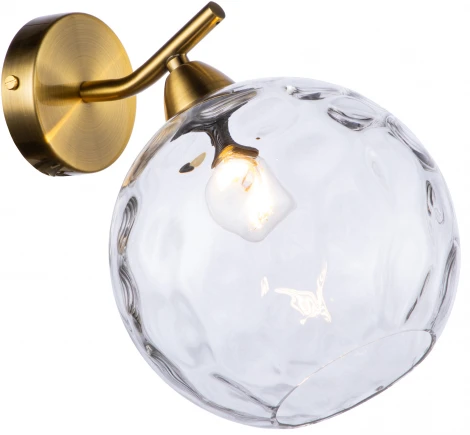 Бра настенное Memoria V000095 (11003/1W Clear) (220V, шар)