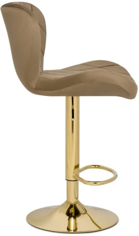 Барный стул Woodville Porch dark beige / golden 15505