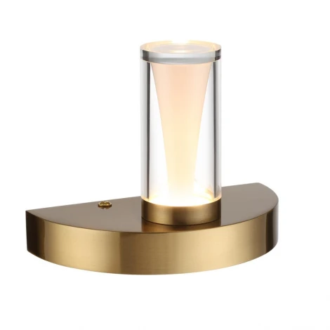 Бра Odeon Light Defance 7144/5WL античная бронза/акрил/металл IP20 LED 5W 402Лм 3000K 180° 220V