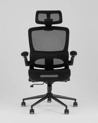 Кресло офисное TopChairs Tactus черная сетка Stool Group УТ000042052