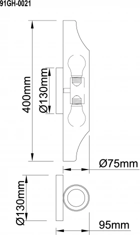 Бра Garda Decor 91GH-0021 (220V)
