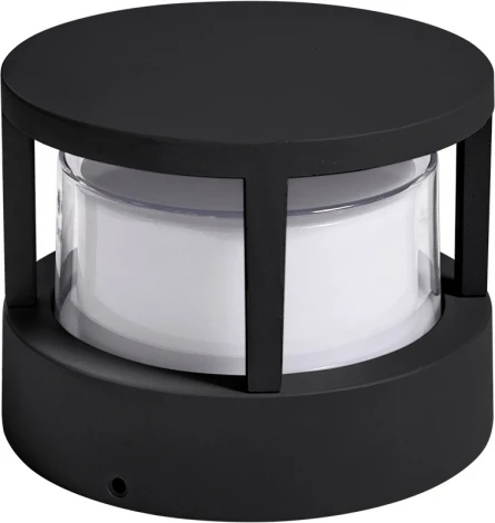 Настенный уличный светильник Arte Lamp A8912AL-1BK (LED, 220V, круглые, IP54)