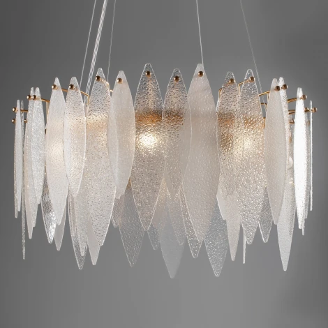 Подвесная люстра Lucrecia FR5217PL-08FG Freya (220V, на тросе, круглые)