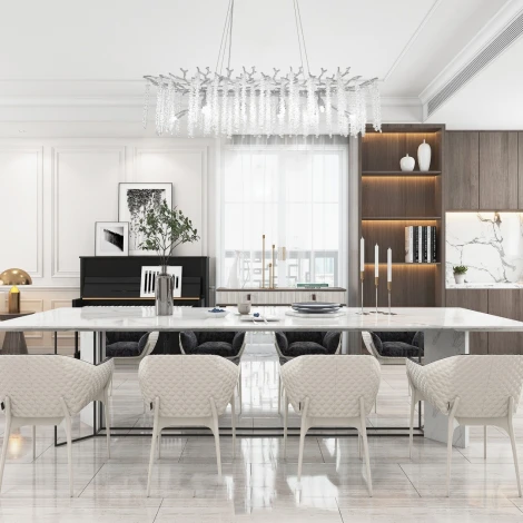 Подвесная люстра хрустальная Arte Milano Milano-2 23210.1000.10.G9.A CR (220V, на тросе)