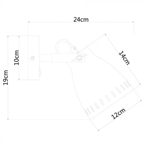 Спот Arte Lamp Luned A2214AP-1AB