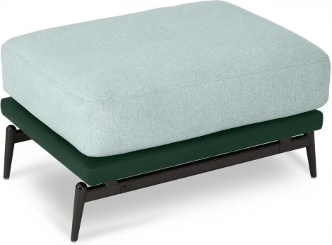 Пуф Ispani ОГОГО (арт.808354), (Ткань,Экокожа/Серый,Зеленый)