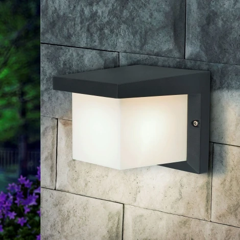 Настенный светильник уличный Elektrostandard Shelter 1540 TECHNO (220V, куб, IP54)