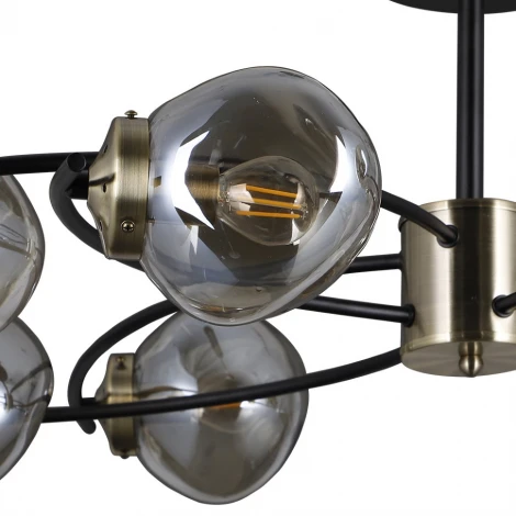 Потолочная люстра Seven Fires Dare SF4005/8C-BK-AB