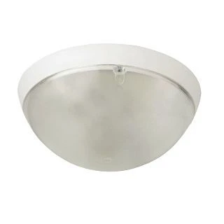 Светильник настенно-потолочный уличный Horoz Акуа, 1 плафон, белый с прозрачным