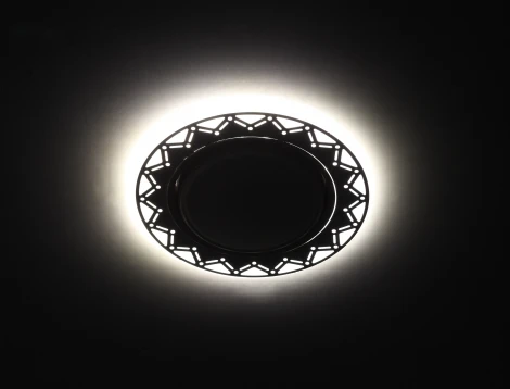 Встраиваемый точечный светильник Эра DK LD27 WH/WH (220V, круглые)