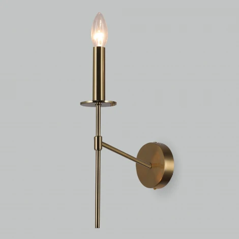 Бра Eurosvet Anders 60142/1 латунь (220V, свеча)