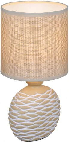 Интерьерная настольная лампа Reluce 98231-0.7-01 BEIGE (220V)