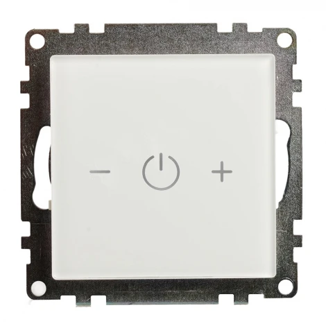 Выключатель диммирующий сенсорный 250В 150W (белый) Stekker Катрин 50276