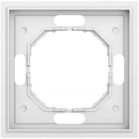 Рамка 1-я, матовый белый Donel S08 DS21133