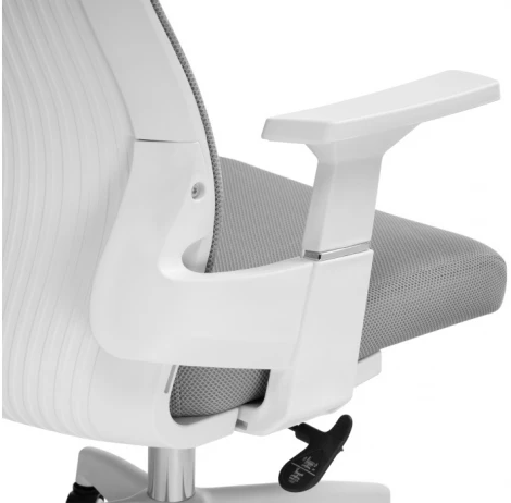 Компьютерное кресло Woodville Flok gray / white 15607