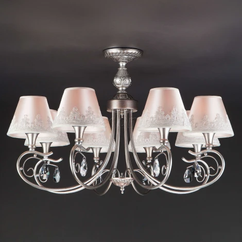 Потолочная люстра Eurosvet Incanto 60069/8 серебро (220V)